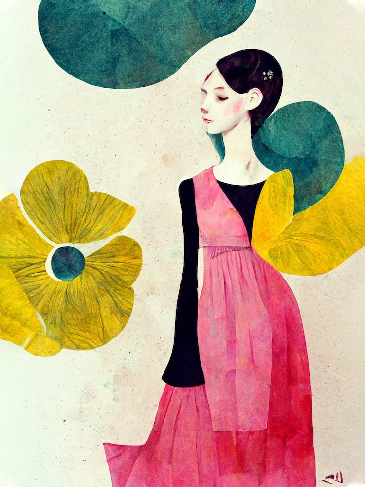 Pressed Flowers Girl