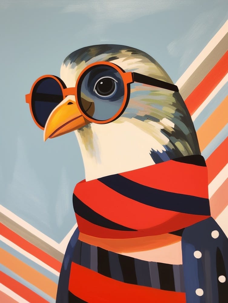 Little Falcon 1 Wearing Sunglasses