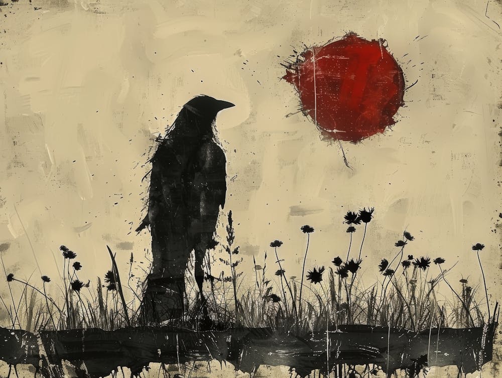 Crow painting 1