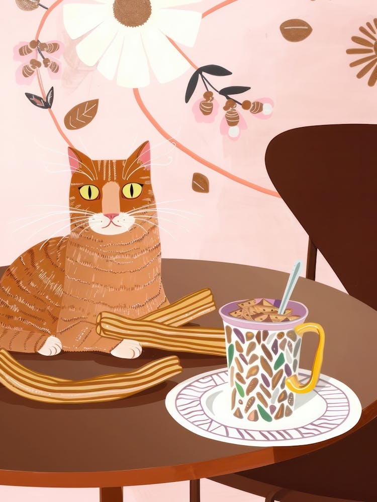 Cat And Churros 1