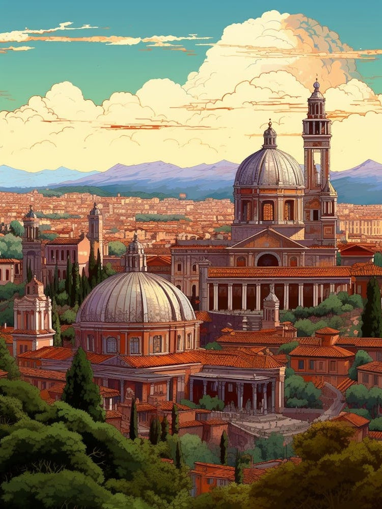 Rome Pixel Art 1