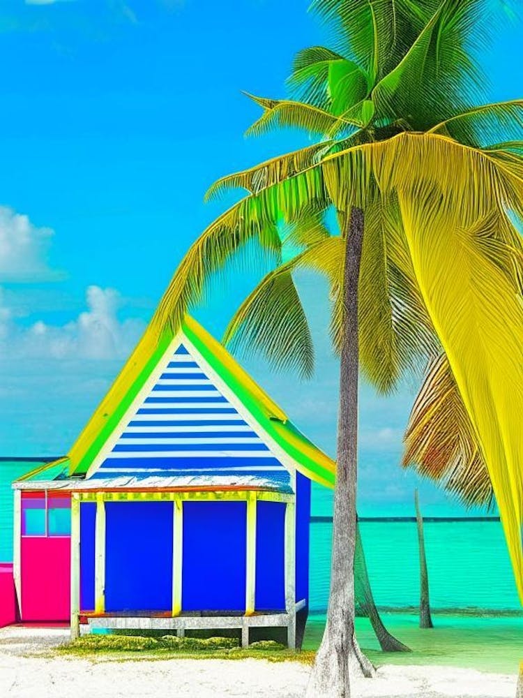 Ambergris Caye Belize Pop Art Photography Tropical Destination