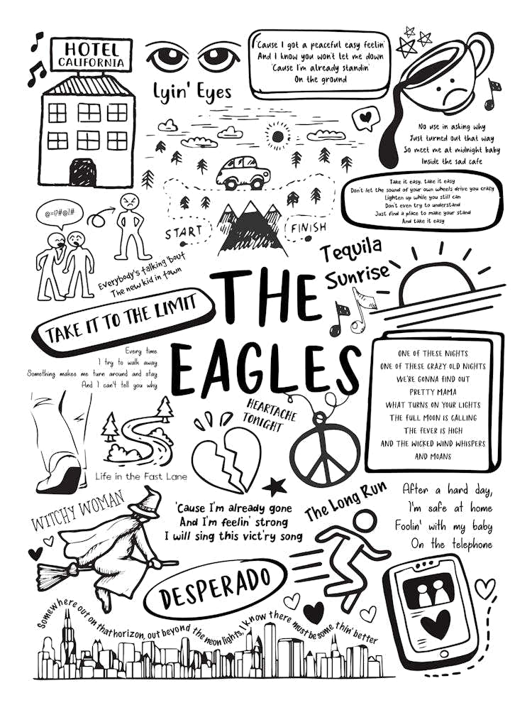 The Eagles Doodle Lyrics
