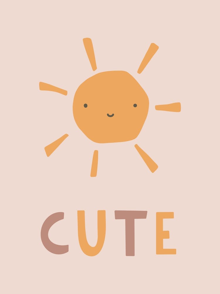 Cute Sun, Cute Letter, Baby