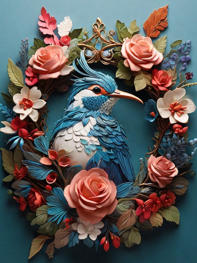 Bird In A Wreath 21