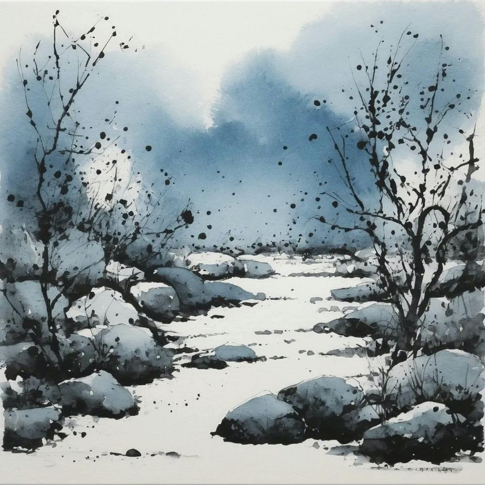 River Watercolour
