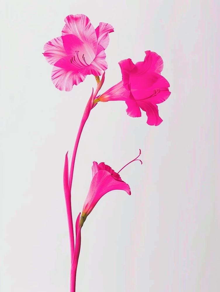 Hot Pink Gladiolus 1