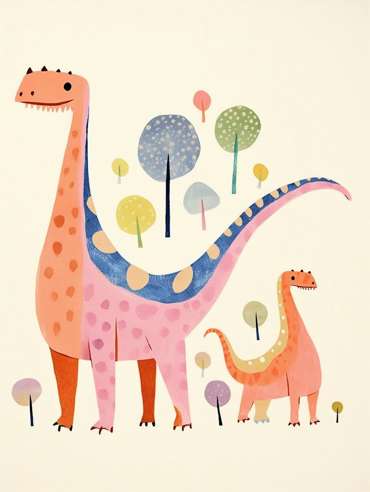 Nursery Dinosaur Family 5