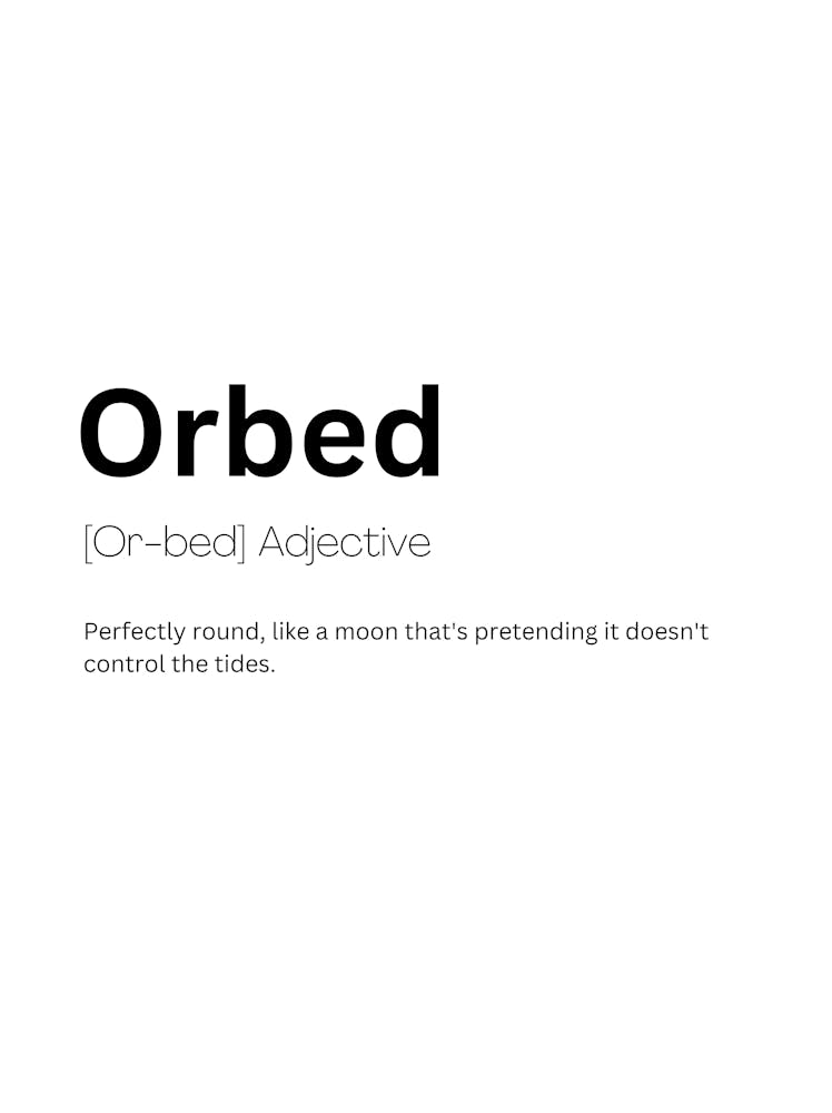Orbed Definition Meaning