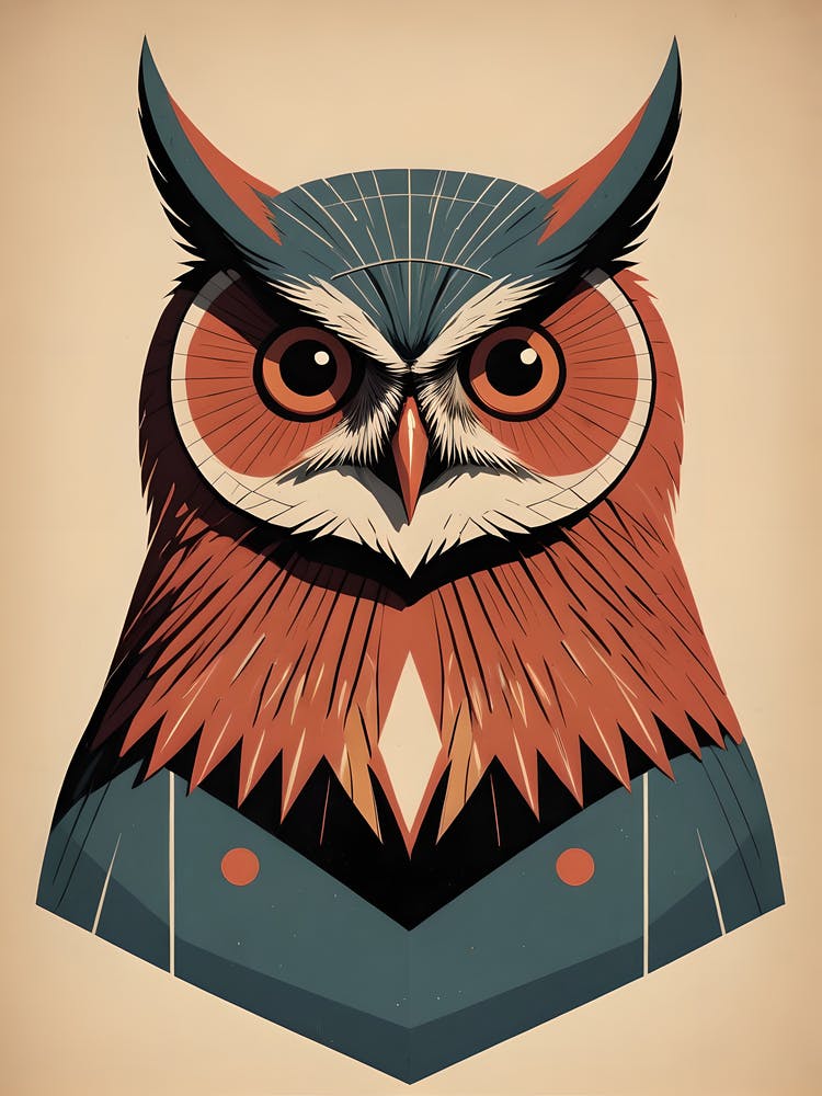 Retro Makira Owl