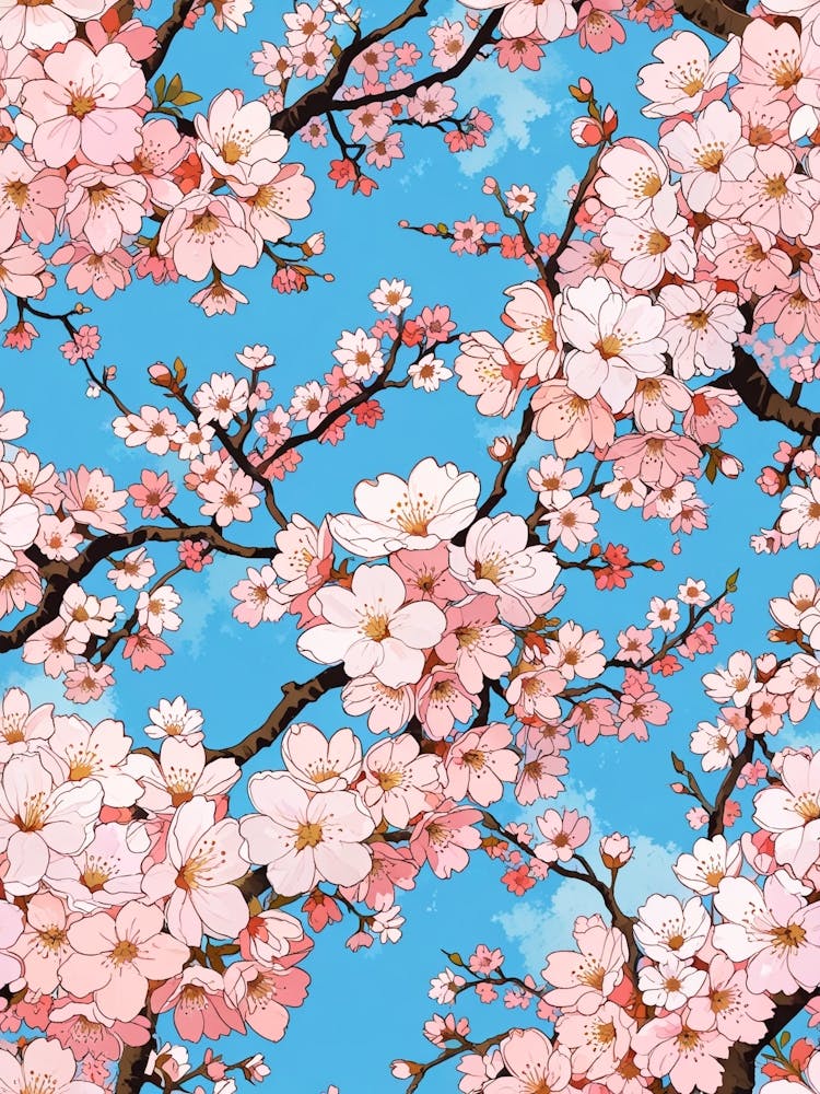 Sakura Blossom Pattern