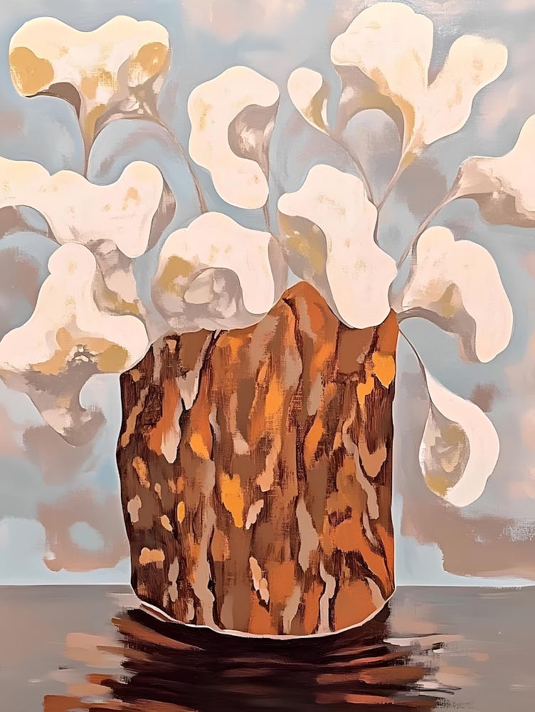 White Flowers In A Vase