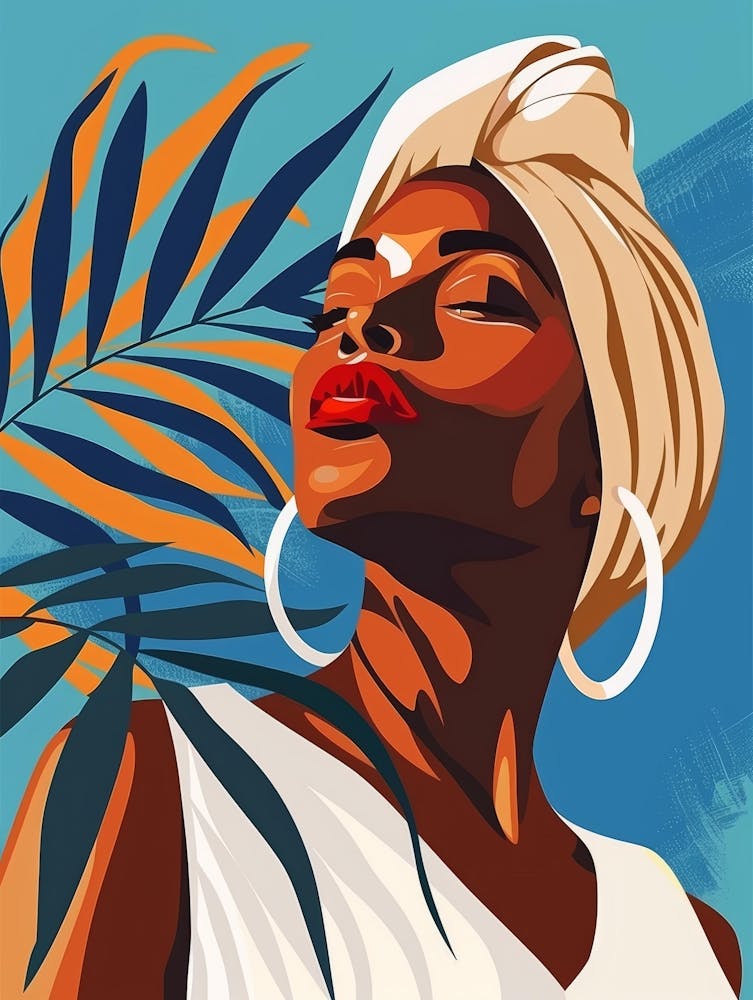 African Woman In Turban 18
