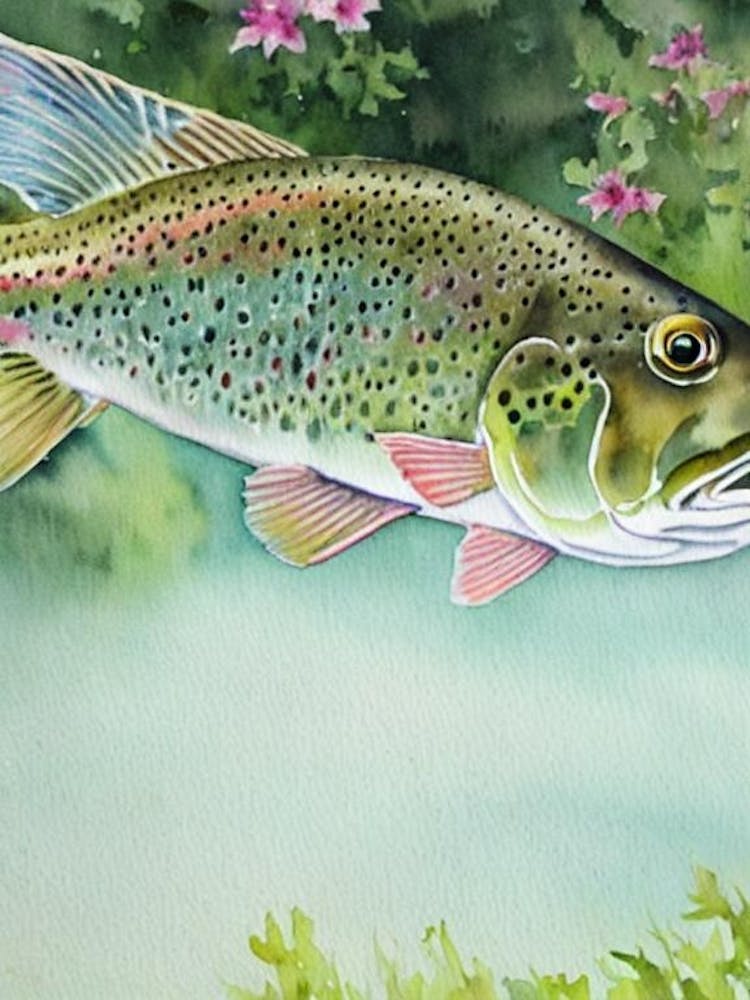 Trout Storybook Watercolour