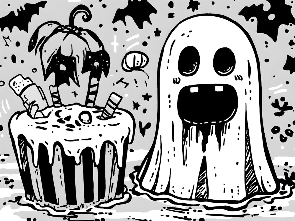 Ghost And Cupcake