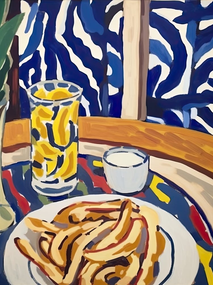 Banana Pudding Painting