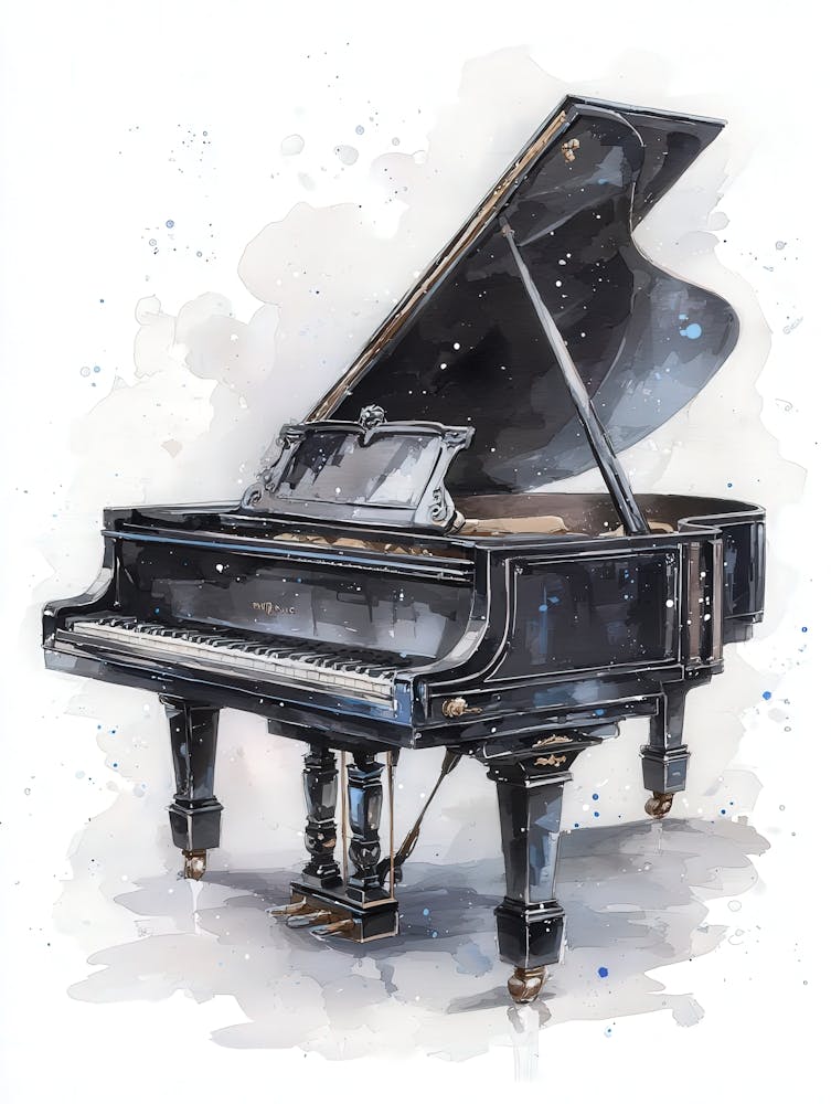 Aihrgdesign Isolated Watercolor Painting Of Vintage Musical I A71f56fe 6c00 4598 Bca5 8d71d7a03d68 3