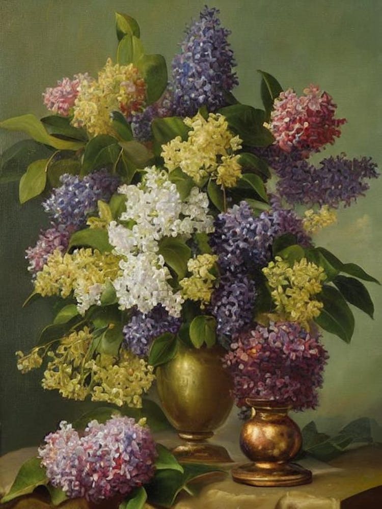 Lilac Painting 3 Flower