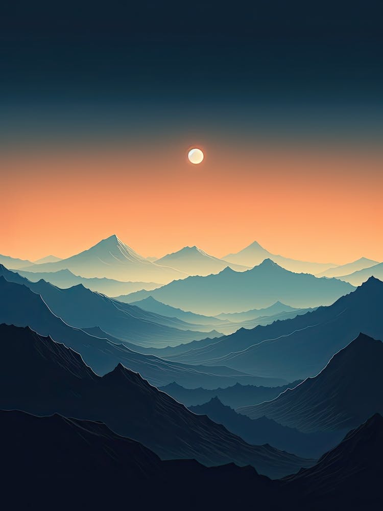 Heavenly Mountain   California Nevada, Usa, Ski Resort Illustration 0 Simple Style