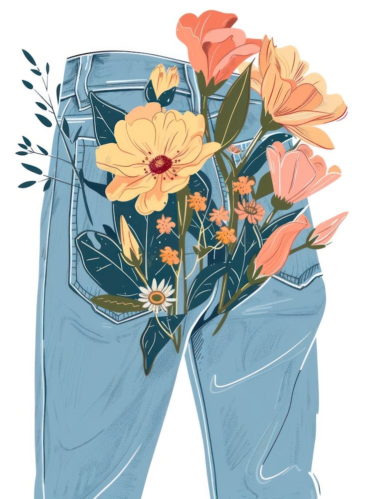 Jeans Petals