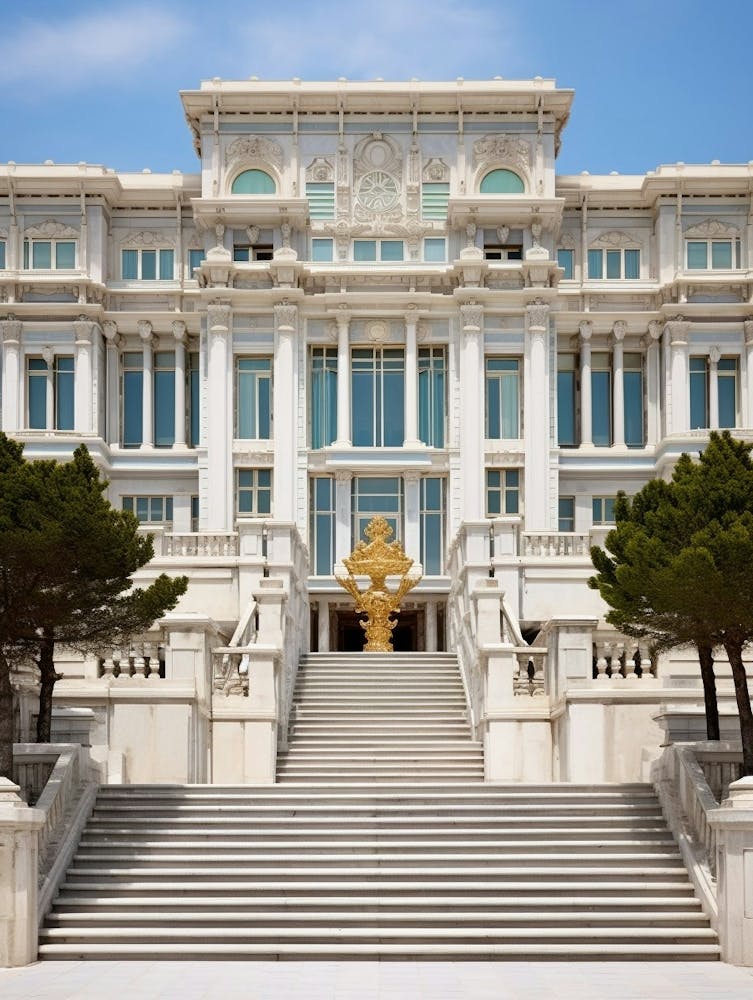 Dolmabahe Palace Pixel Art 5