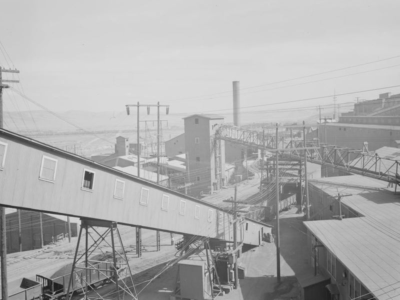 Anaconda Smelter, Montana, Anaconda Copper Mining Company, Some Of The Buildings By Russell Le