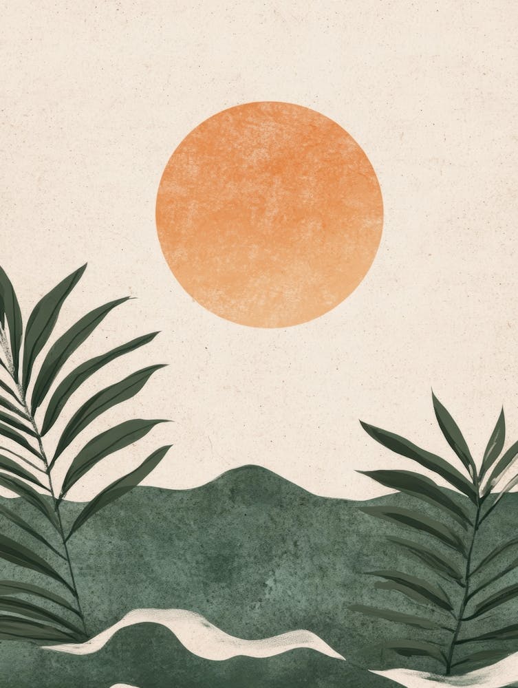 Sunset With Palm Trees 9