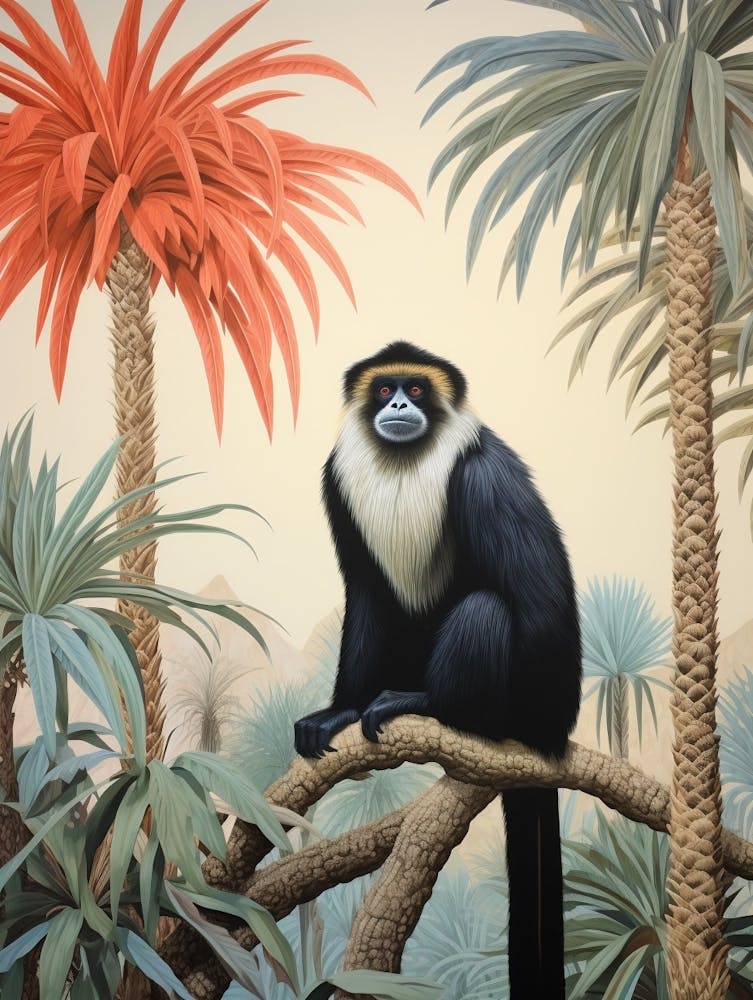 Gibbon Tropical Animal Portrait