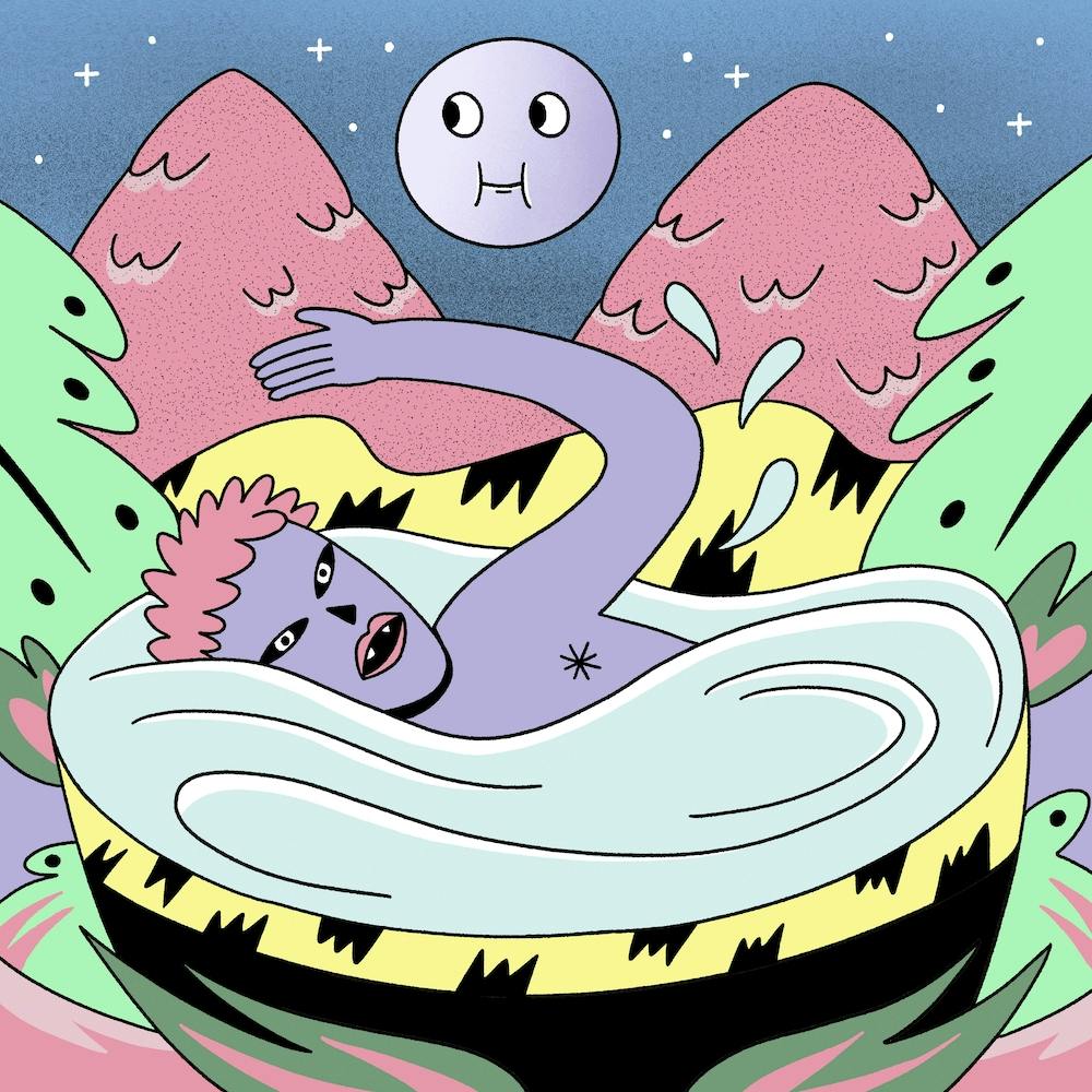 Swimming In The Nature Square