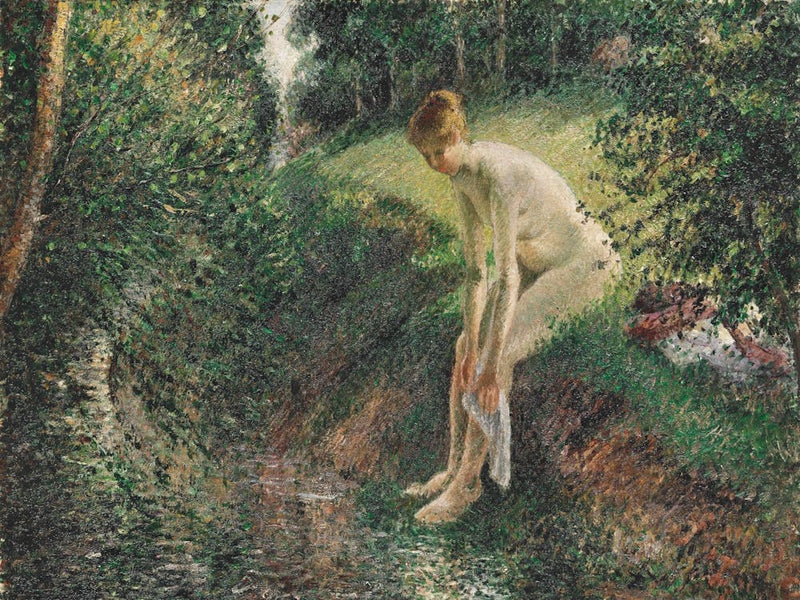 Bather In The Woods, Camille Pissarro