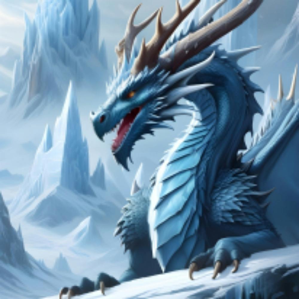 Blauer Drache