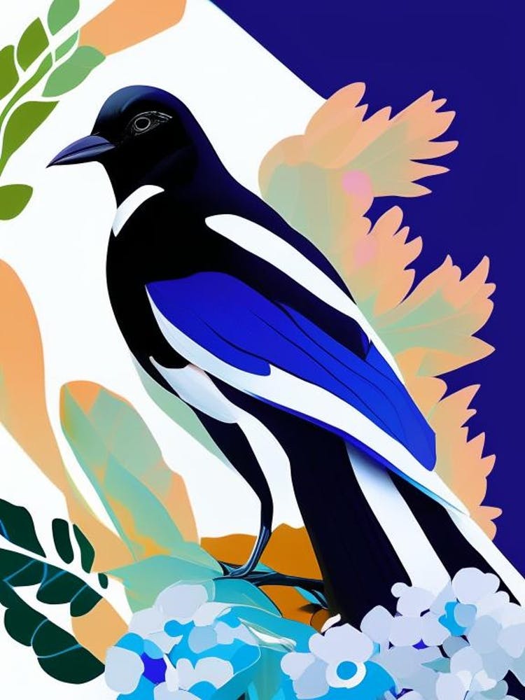 Magpie Pop Matisse 3 Bird