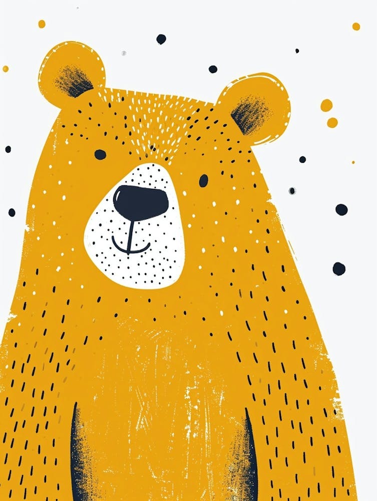 Yellow Brown Bear 1