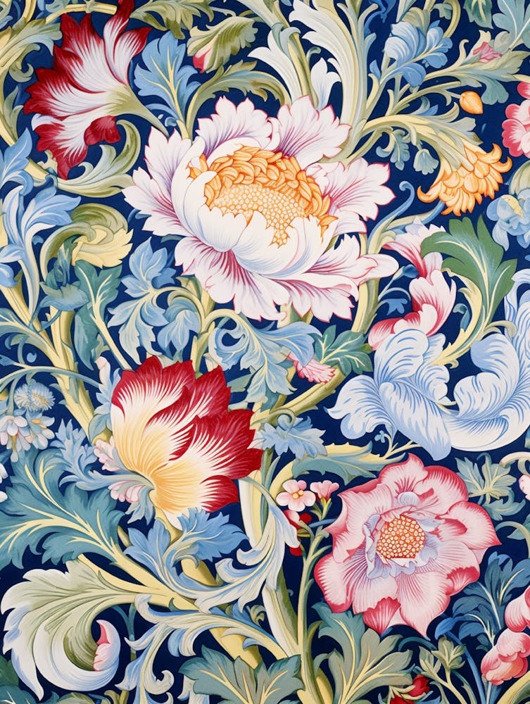 William Morris Floral 3