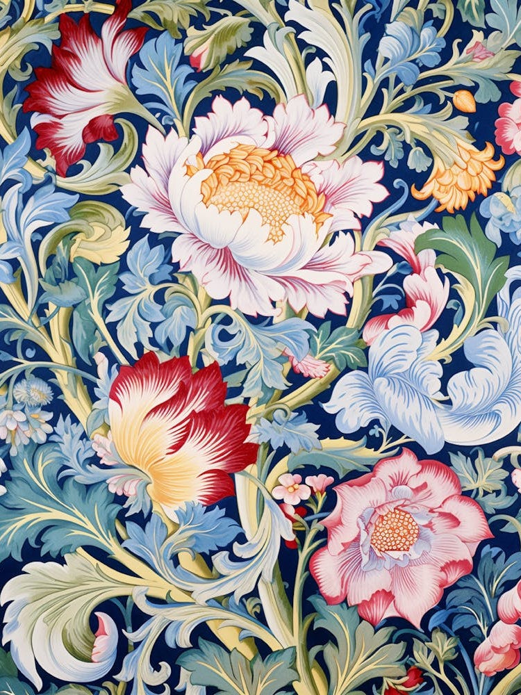 William Morris Floral 3