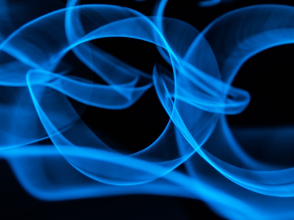 Glowing Abstract Curved Lines 7