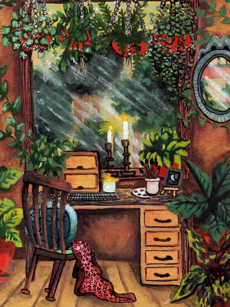 Bohemian Country Home Studio