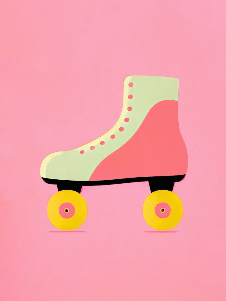 Roller Skates Flashback Retro