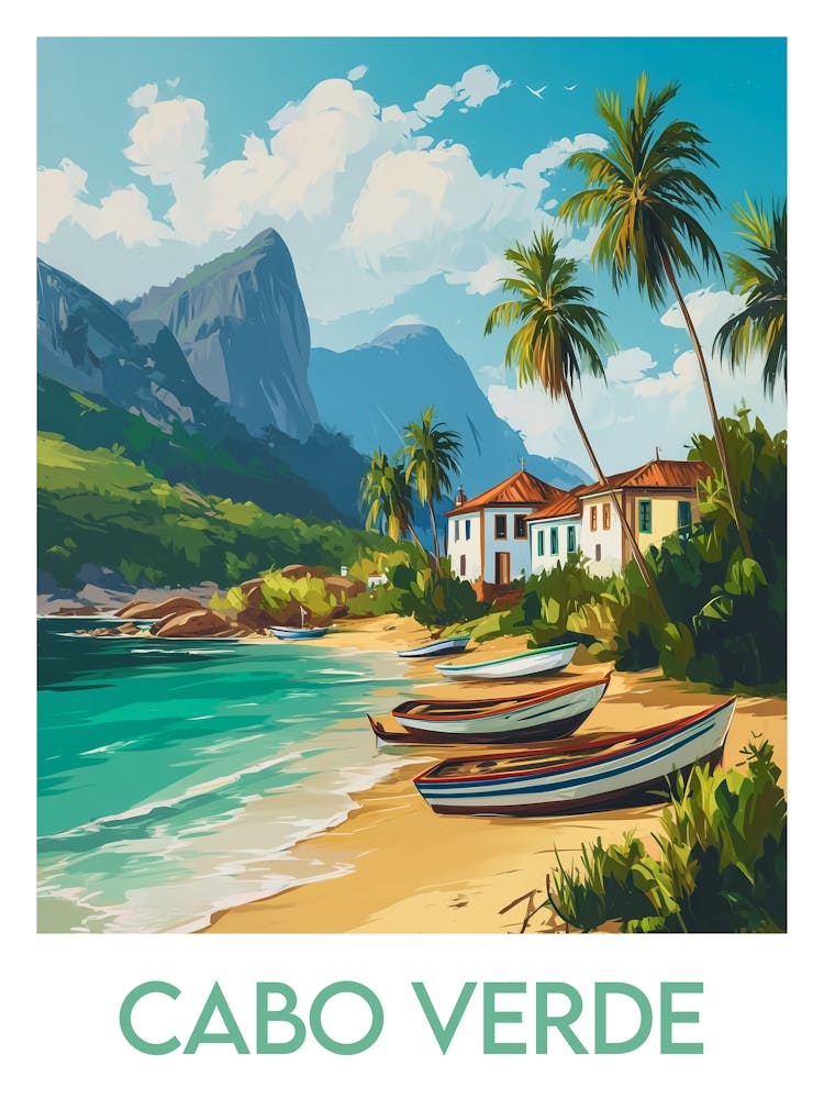 Affiche de voyage Cabo Verde 1