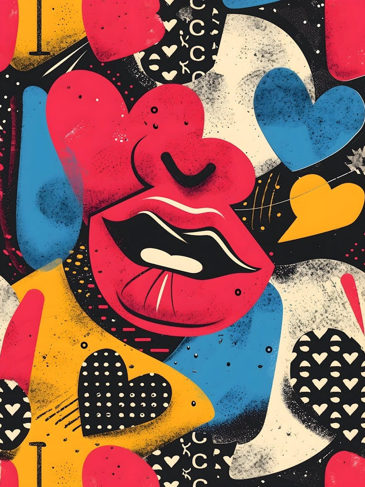 I Love You, Vibrant Pop Art