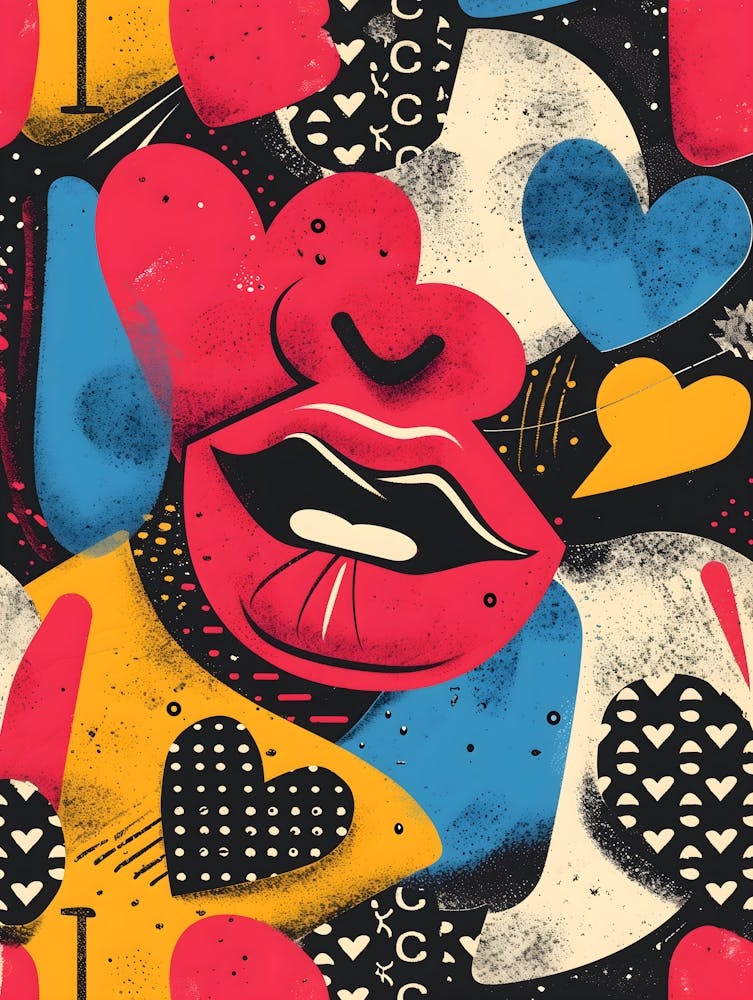 I Love You, Vibrant Pop Art