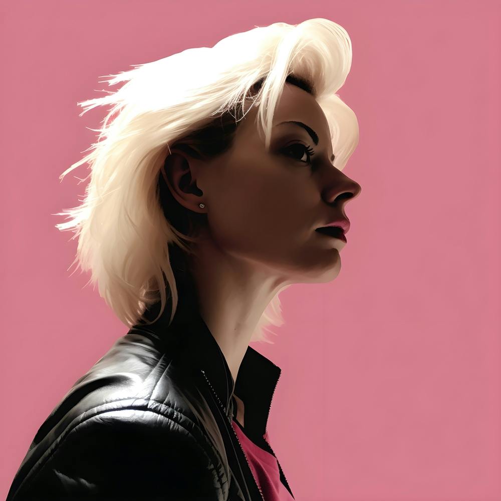 Punk Woman In Pink And Black 9