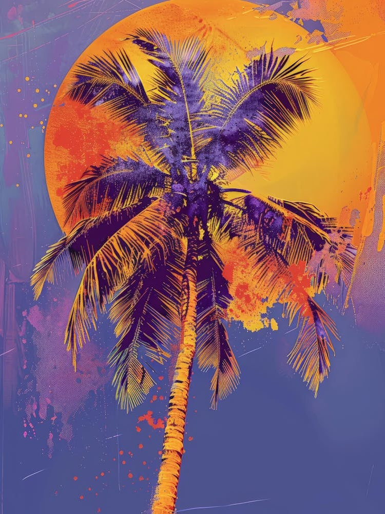 Palm Tree Canvas Print 10