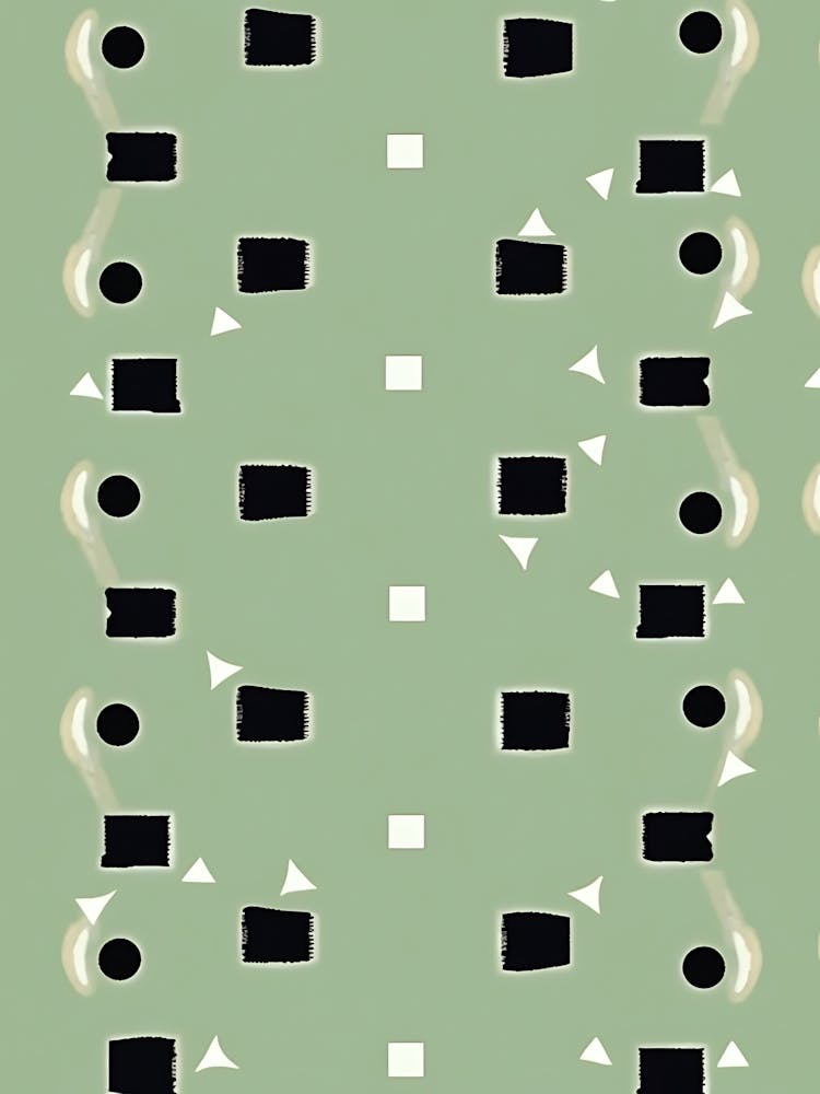 Minimal Sage Green Bloom Study