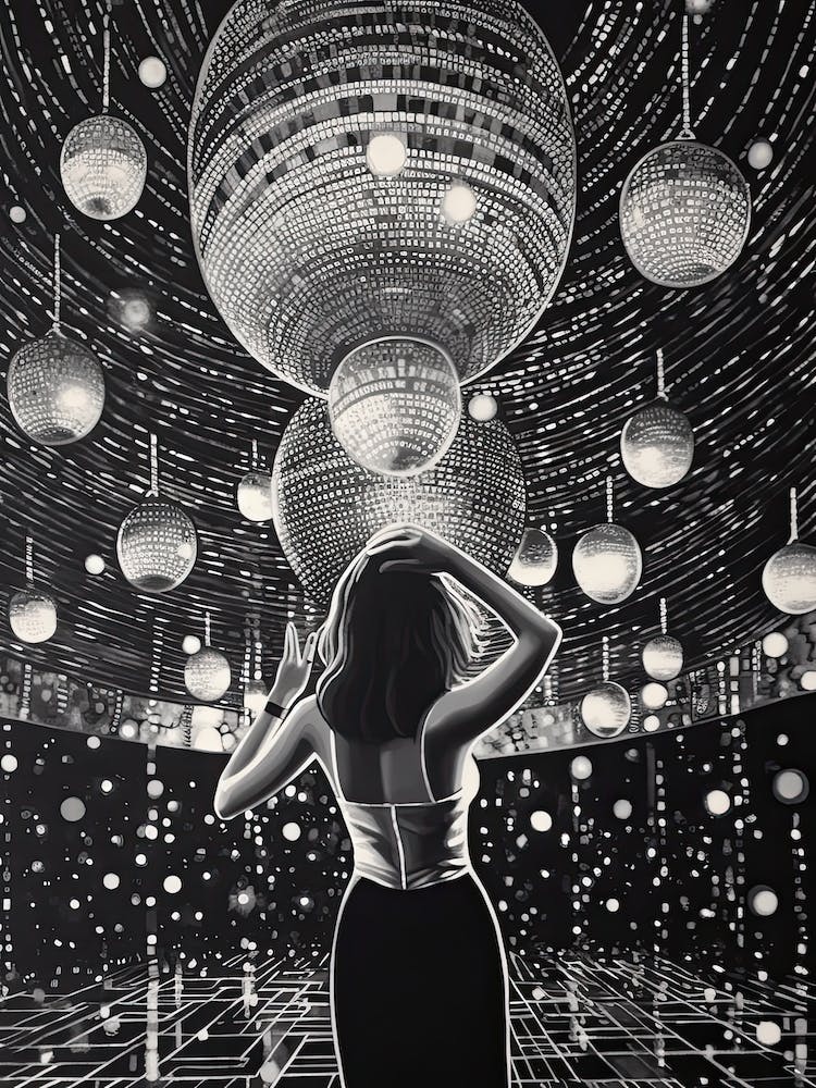 Disco Ball Ceiling Dancing 1