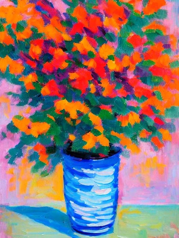 Geburtstagsblumen von Matisse inspirierte Blume