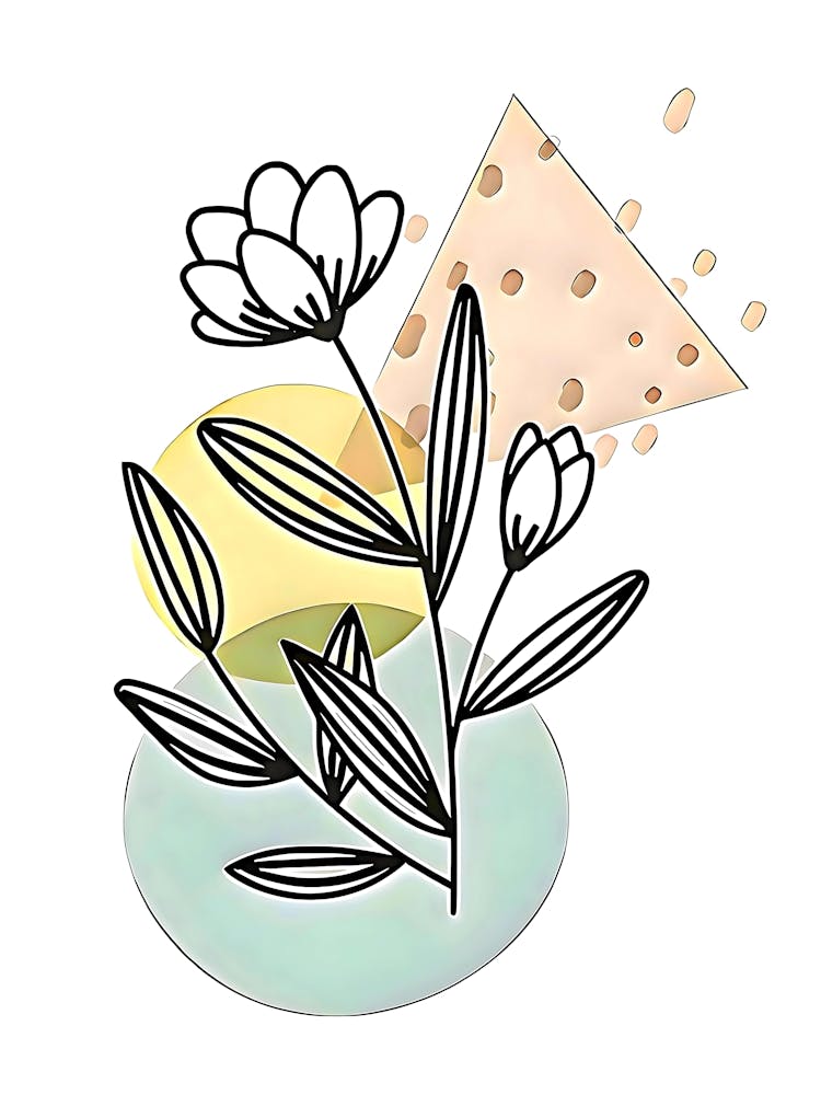 Botanic Bloom – Modern Floral Geometry