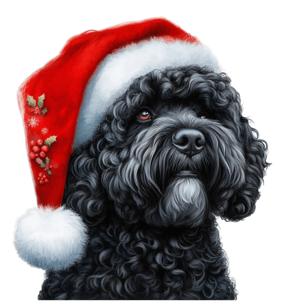 Santa Poodle