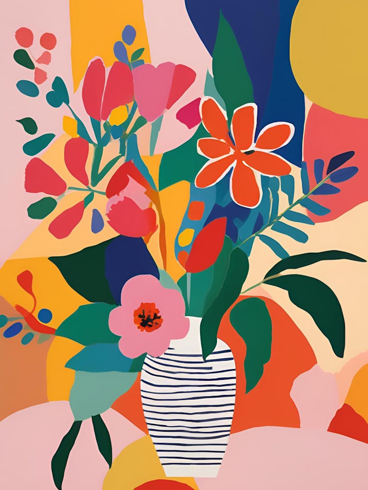 Matisse Flowers In A Vase 7