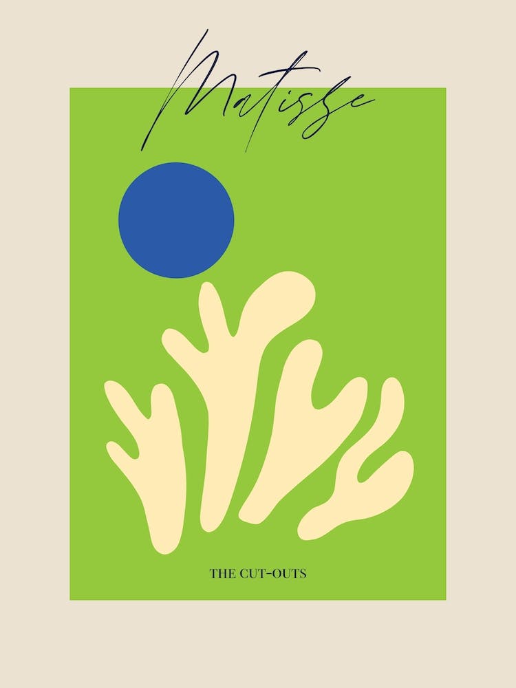 Green Matisse Flower